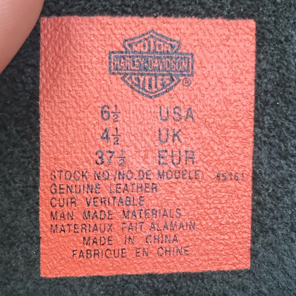 HARLEY-DAVIDSON MENS SCOUT LEATHER BOOTS - BLACK - Picture 2 of 9